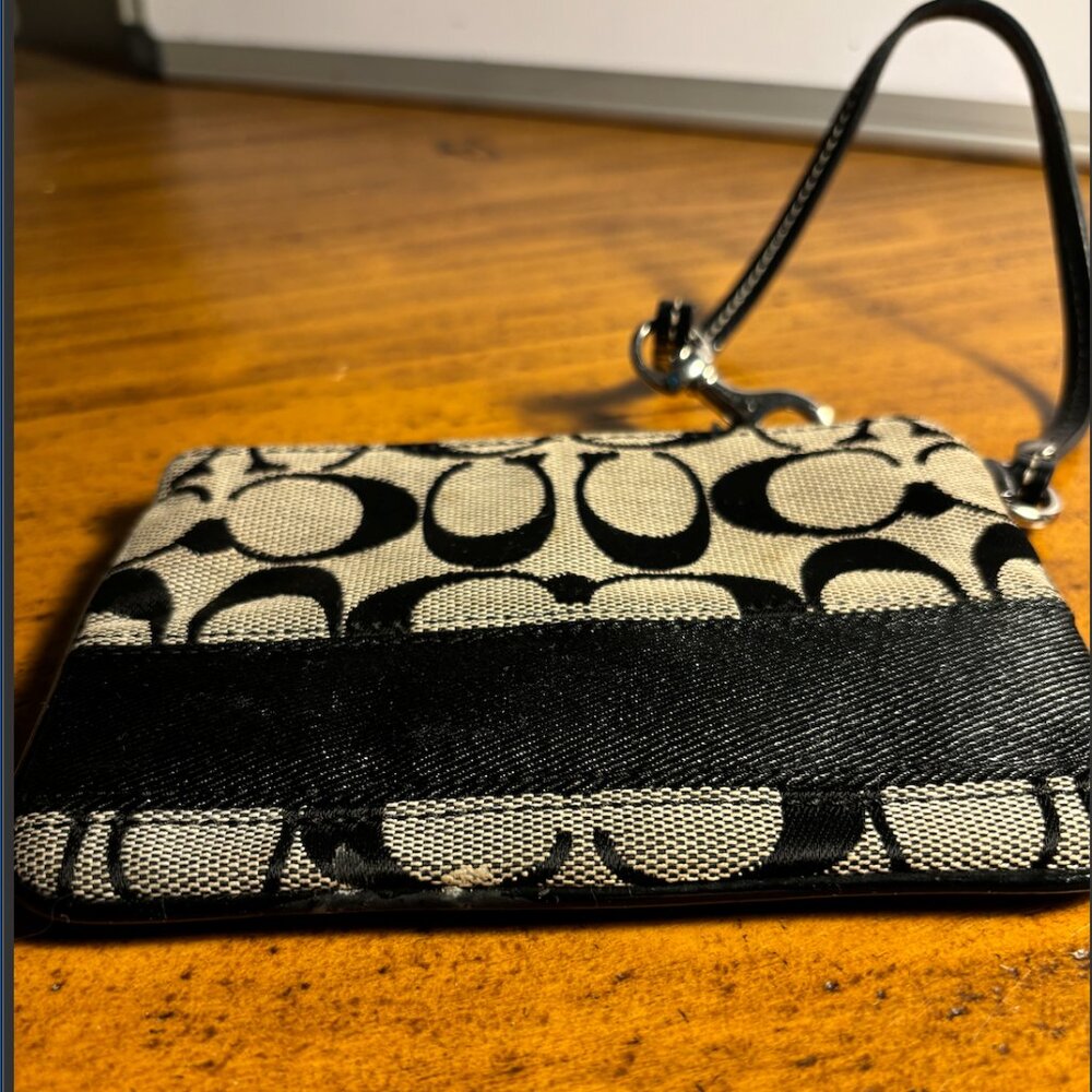 Coach Monogram Wristlet - Picture 1 of 4
